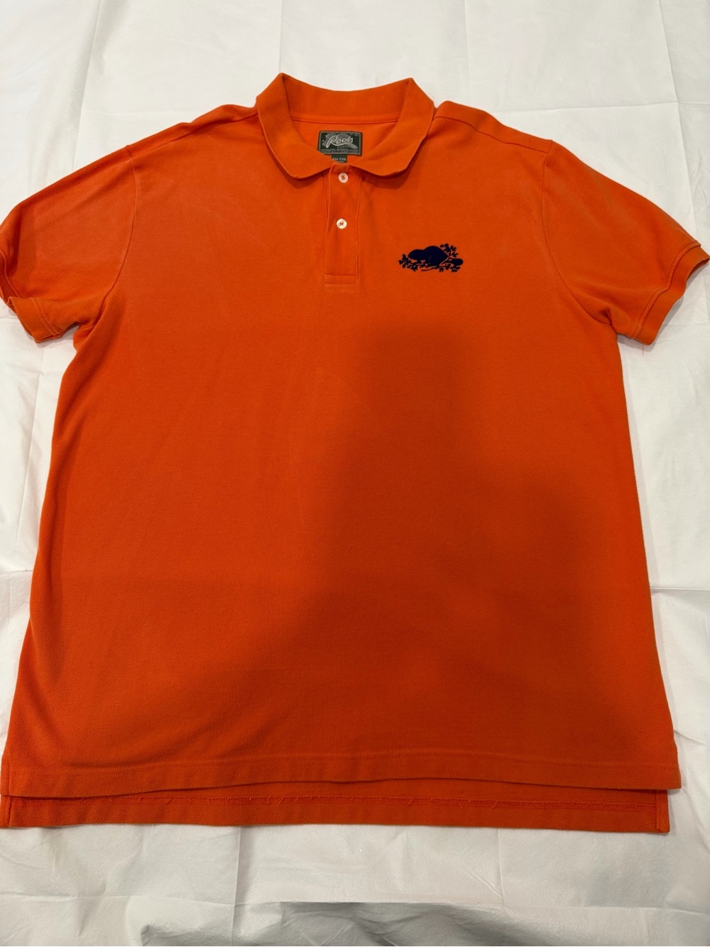 Men's Orange Polo Shirt - Classic Short Sleeve
